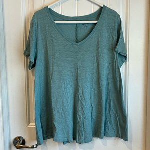 Nwot Studio Park x Kerstin Lindquist Large L Beach Boutique Blue top Tee T-Shirt